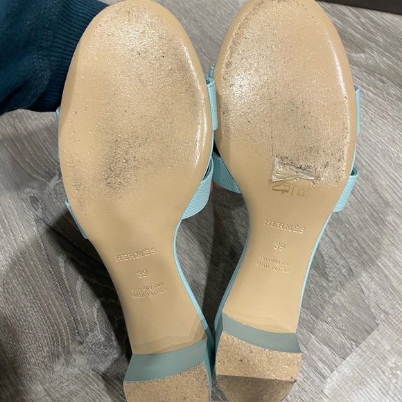 Hermes oasis light pastel blue size 39 - Picture 2 of 4